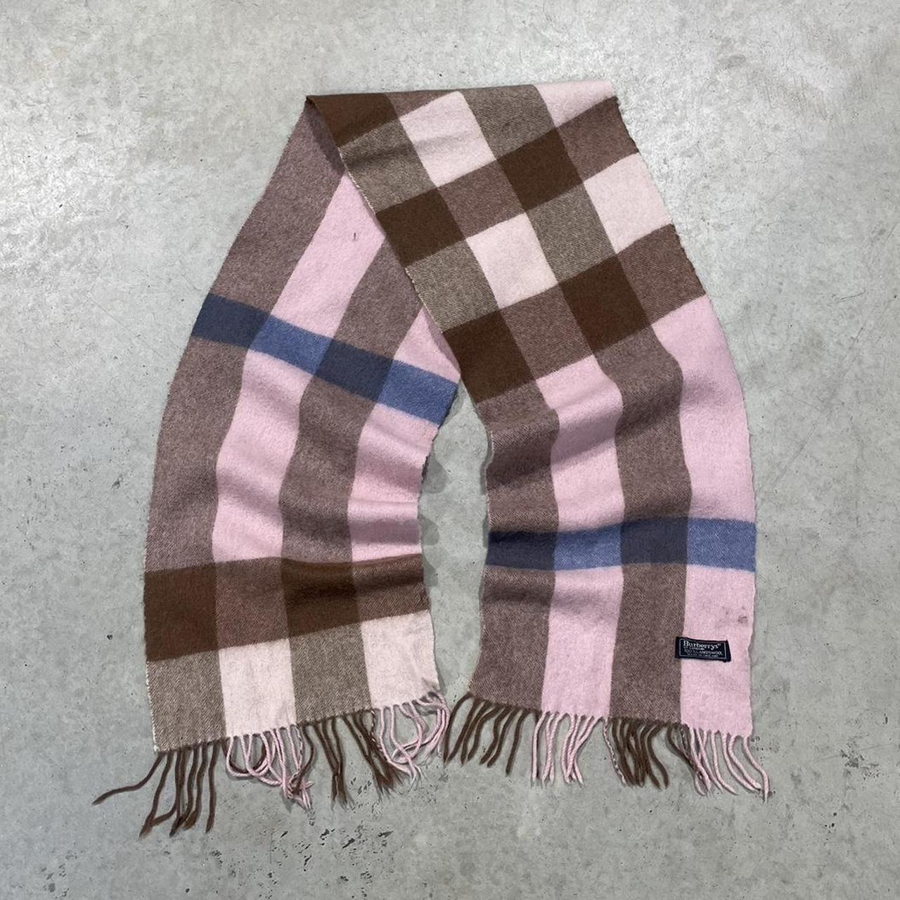 90s Burberrys Plaid Scarf