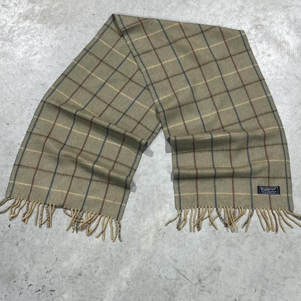 90s Burberrys Checked Scarf