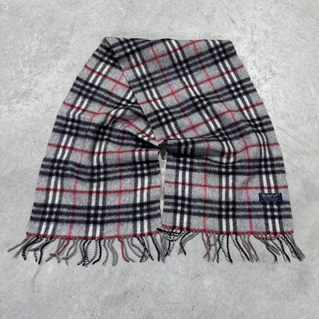 90s Burberrys Plaid Scarf