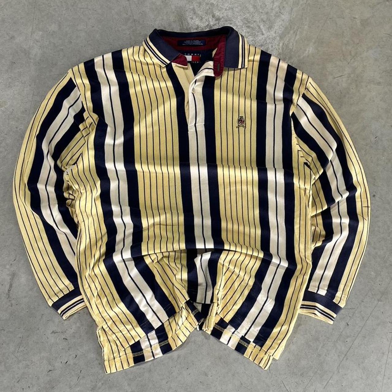 2000s Tommy Hilfiger Striped Polo