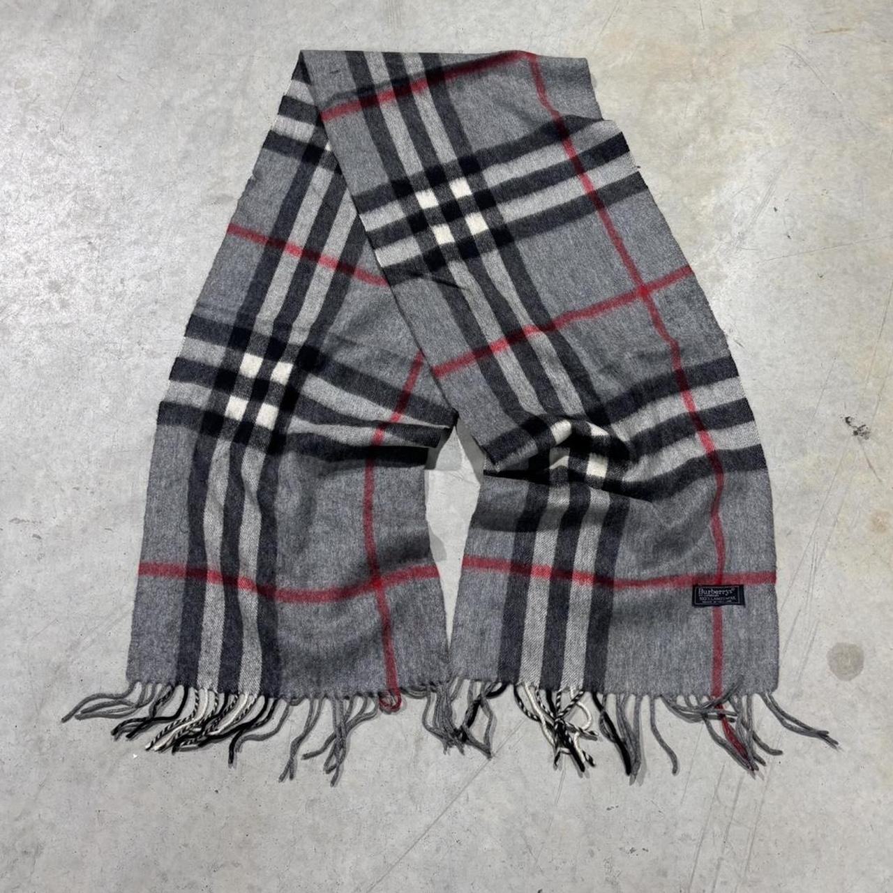 90s Burberrys Plaid Scarf