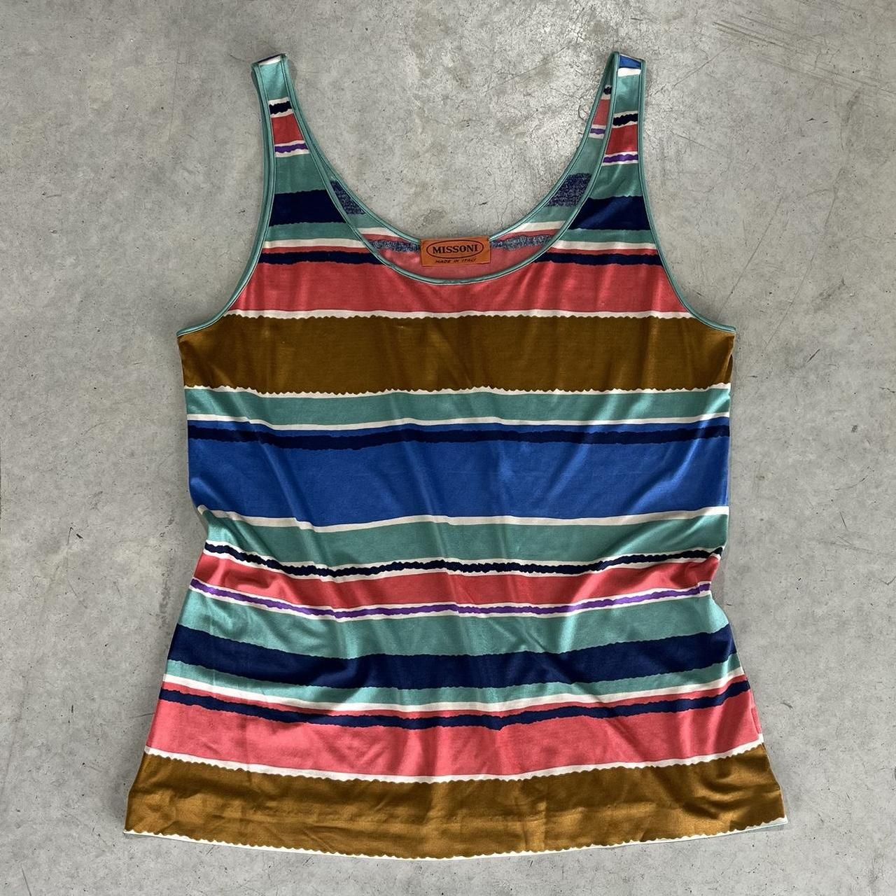2000s Missoni Striped Tank Top
