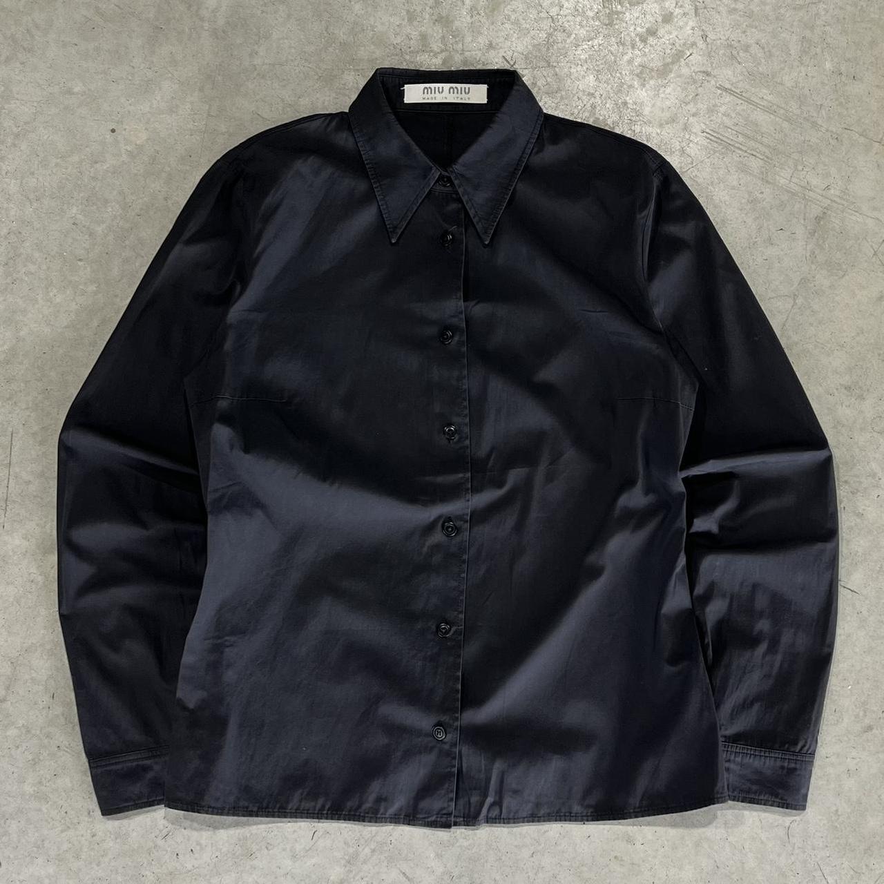 Miu Miu Satin Button Up