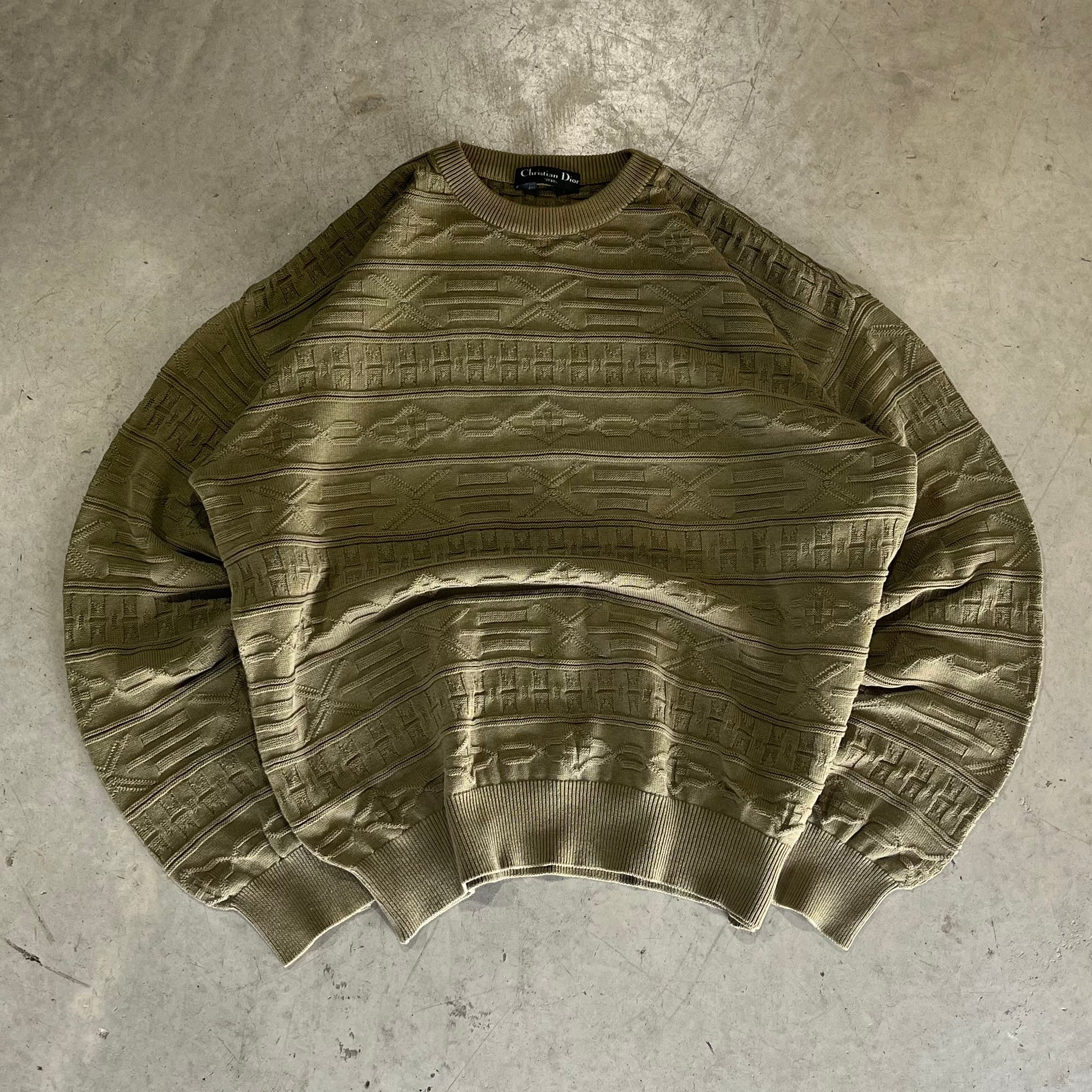 Christian Dior Textured Knit Sweater