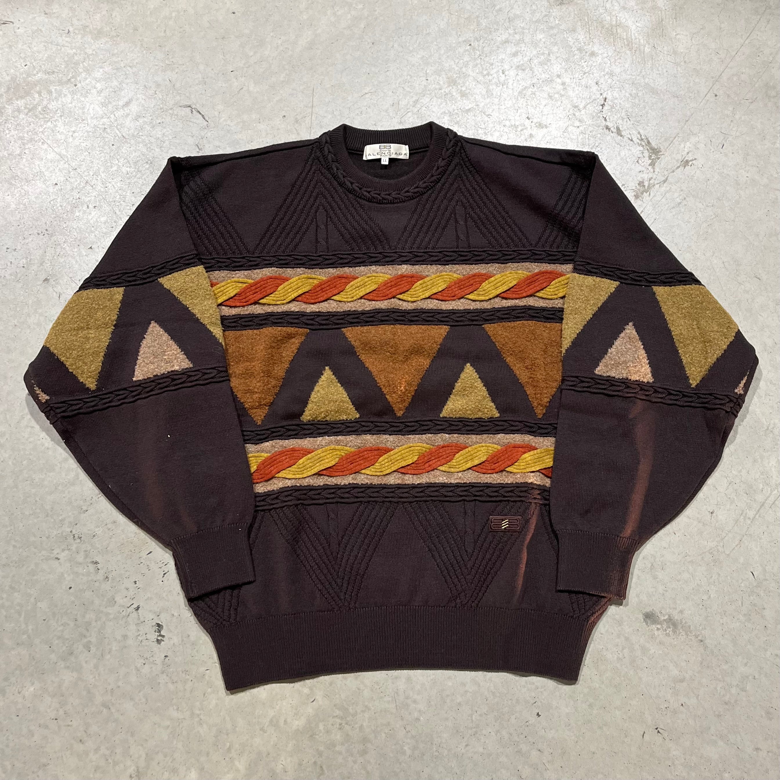 Balenciaga Textured Knit Sweater