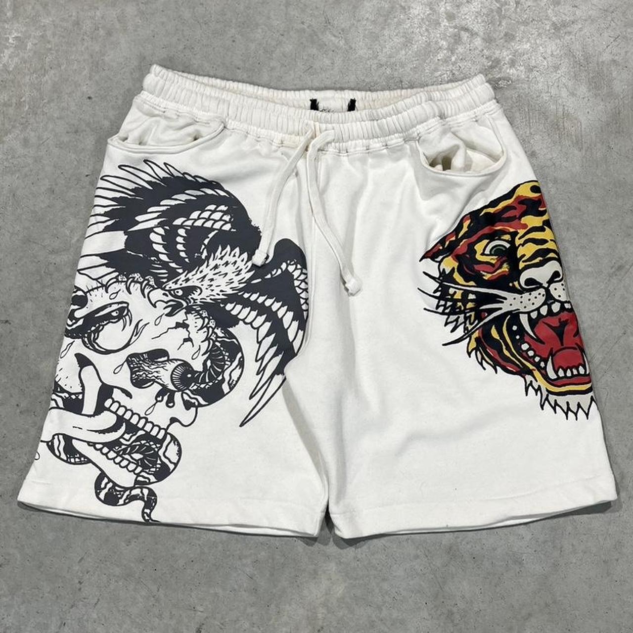 90s Ed Hardy Graphic Shorts