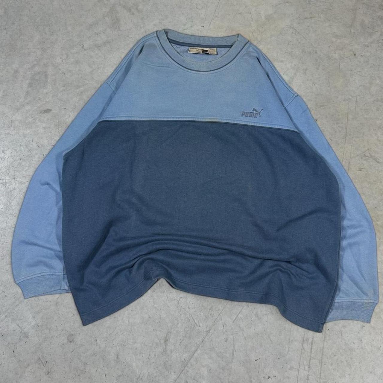 2000s Puma Color Block Crewneck
