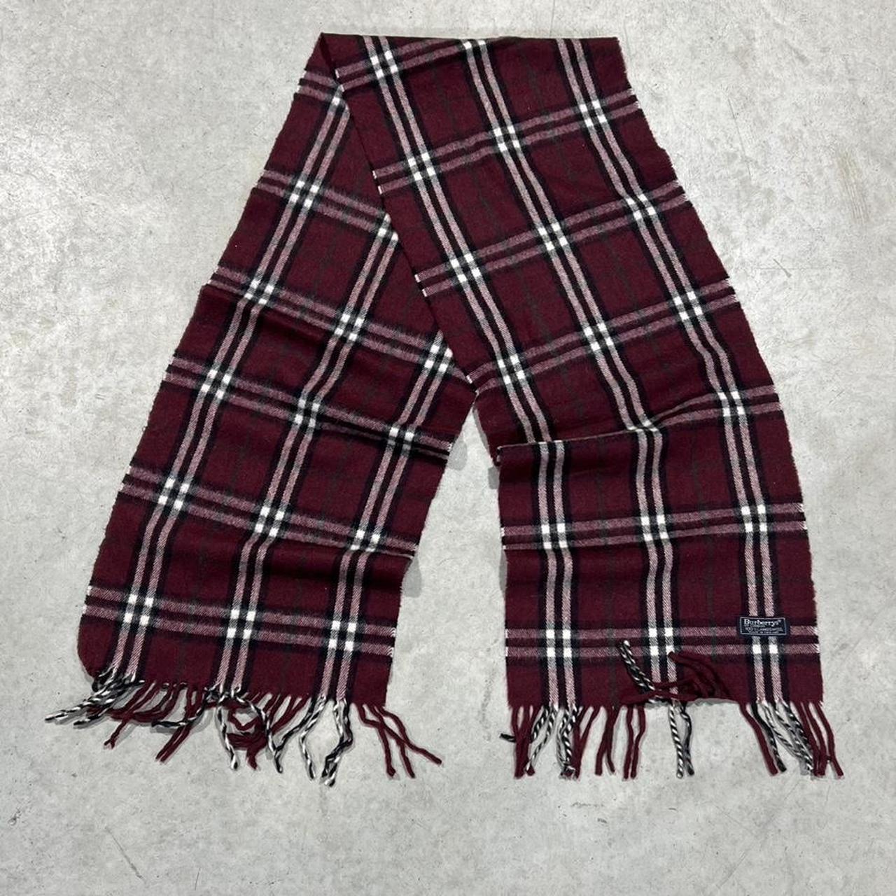 90s Burberrys Plaid Scarf