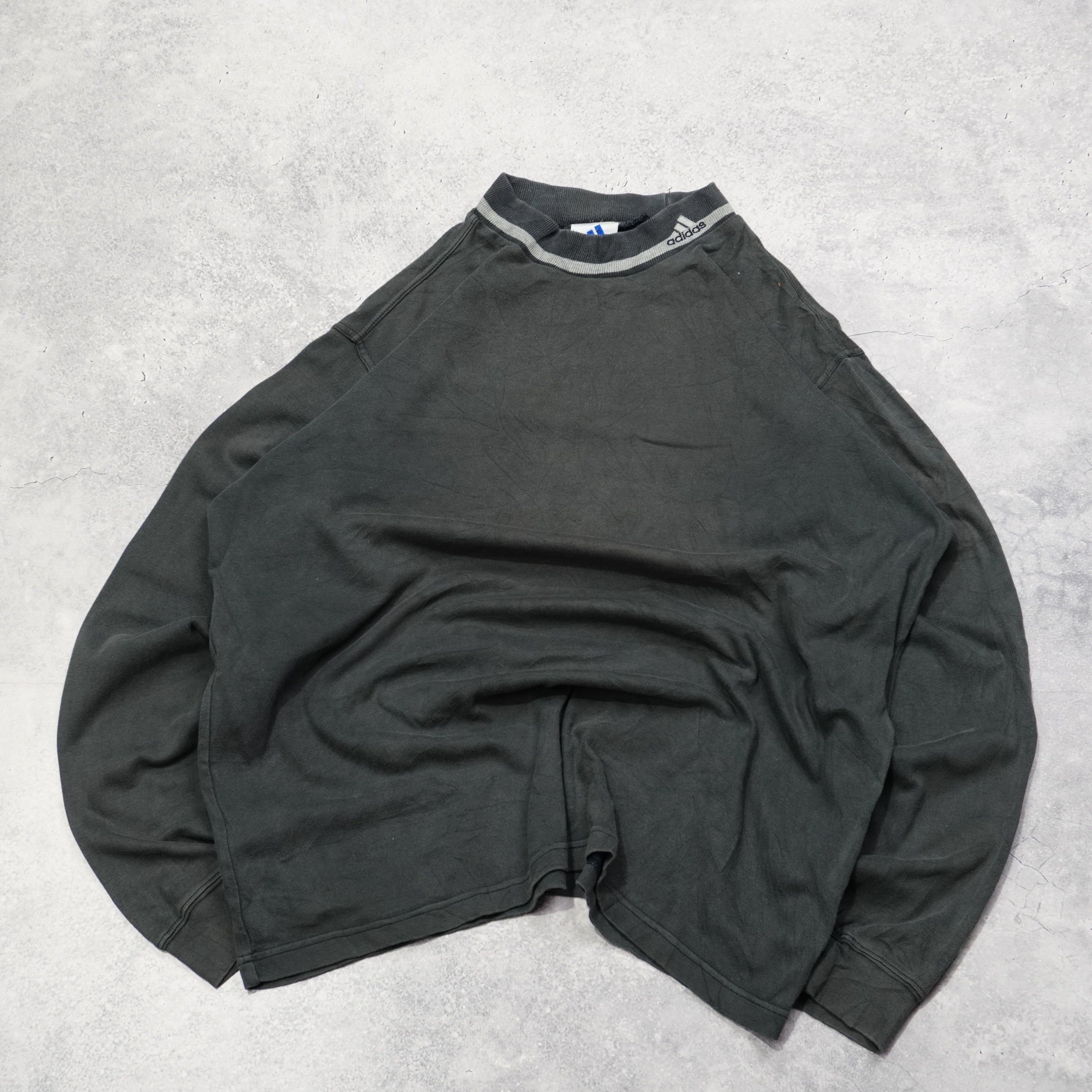 2000s Adidas Knitted Collar Crewneck