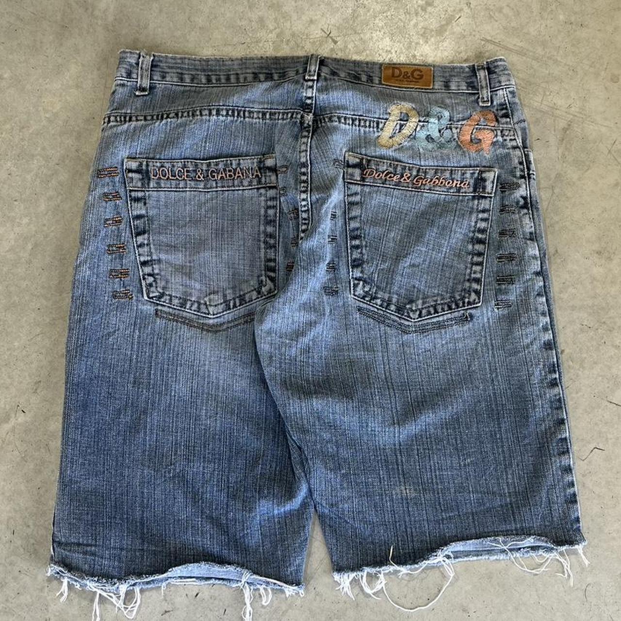 2000s Dolce & Gabbana Distressed Jorts
