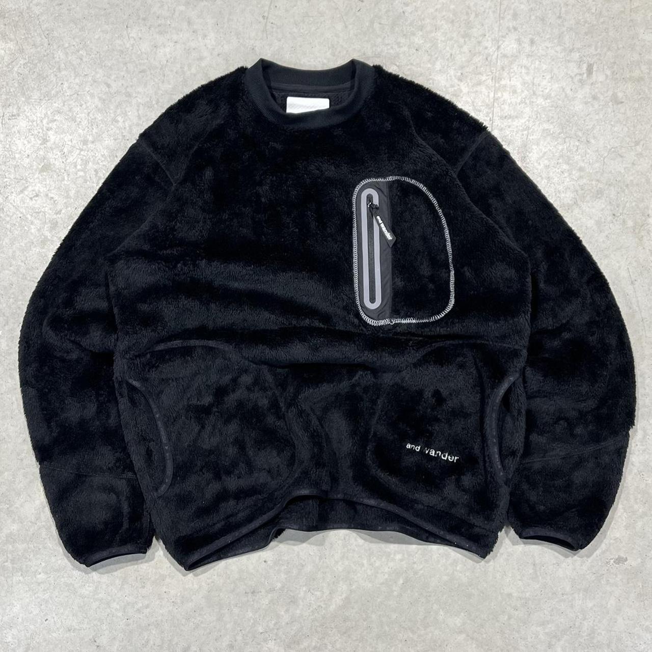 And Wander Deep Pile Crewneck