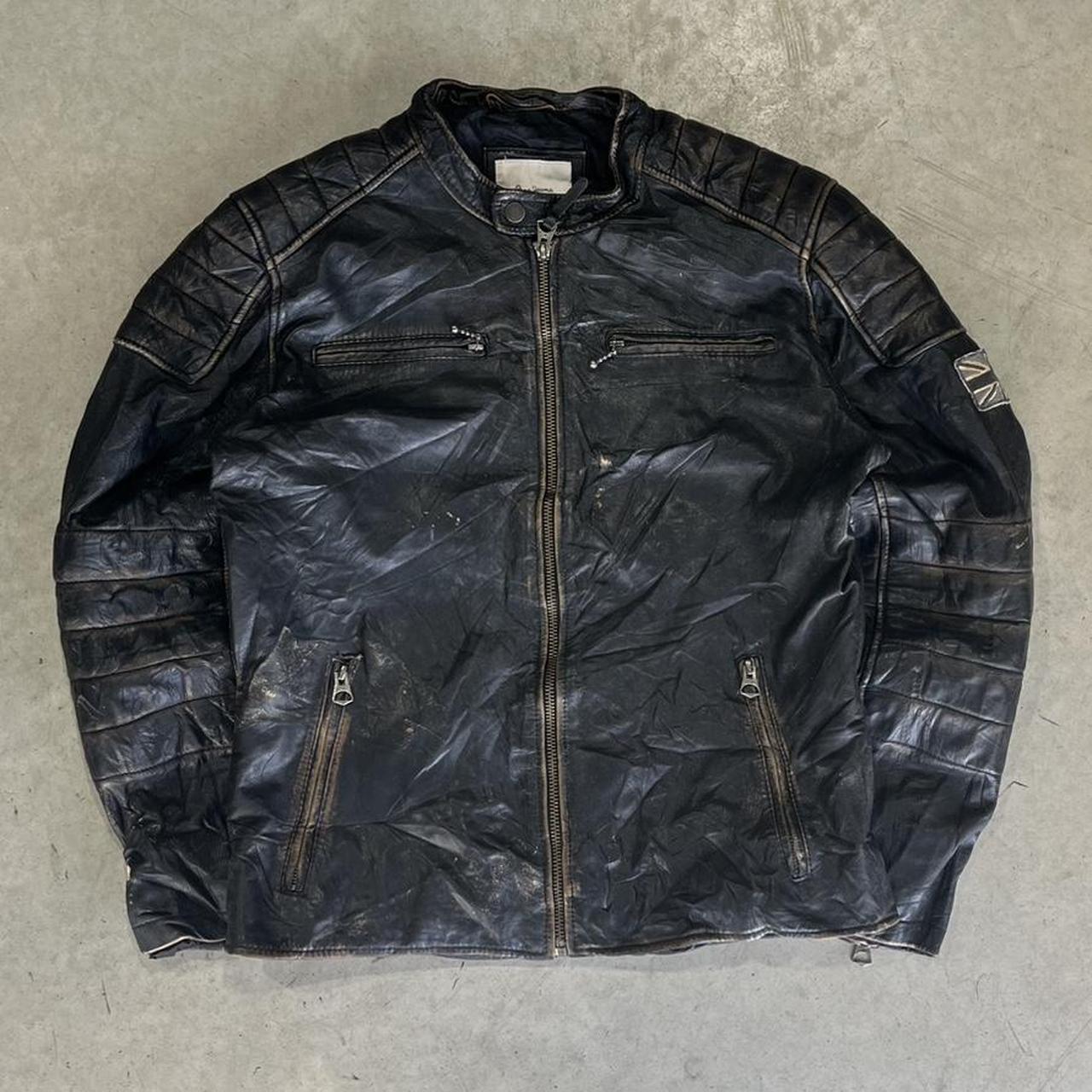 2000s Pepe London Quilted Leather Jacket