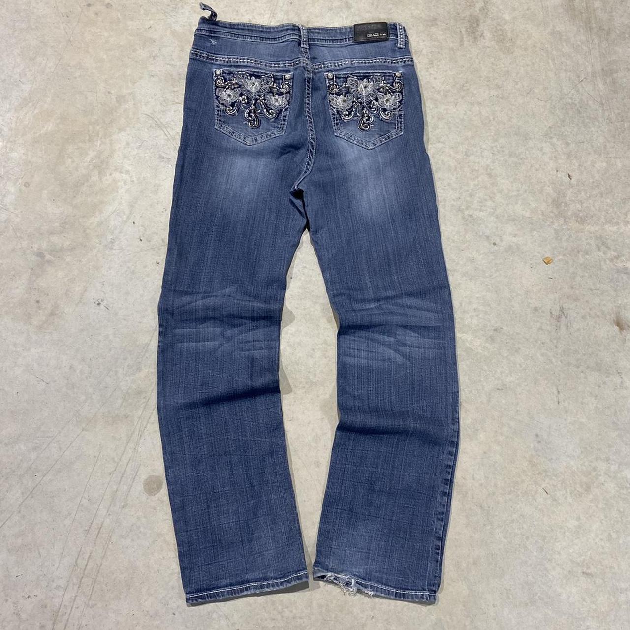 2000s Grace Embroidered Jeans