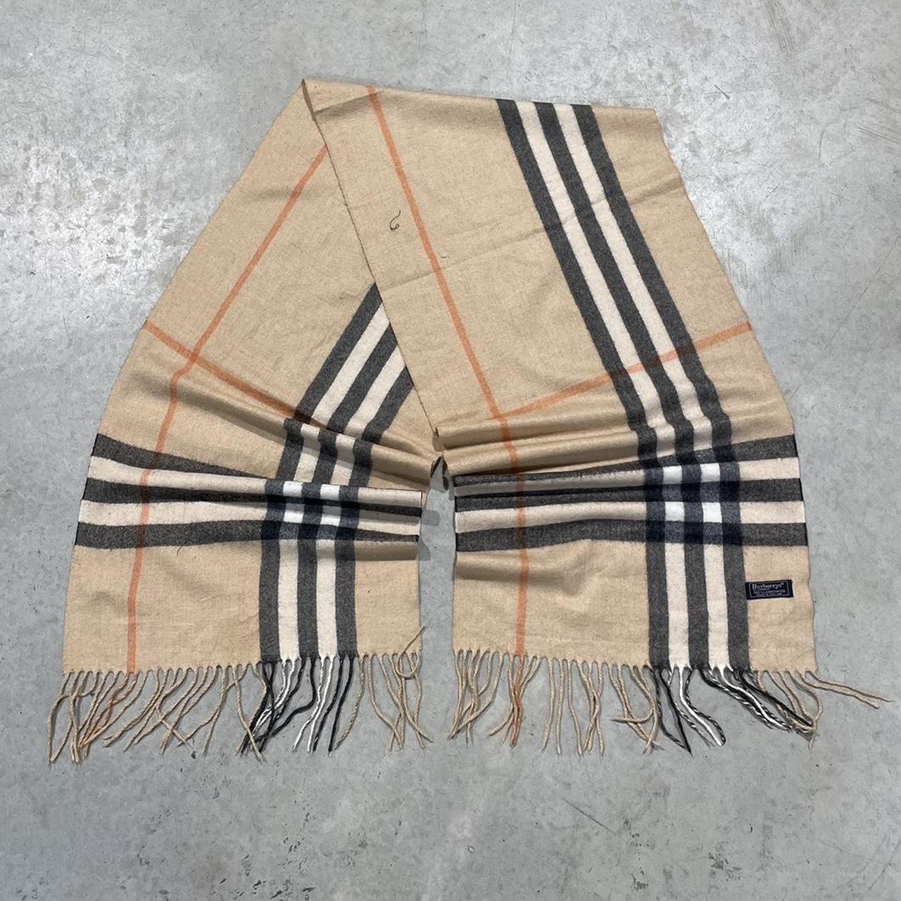 90s Burberrys Check Pattern Scarf