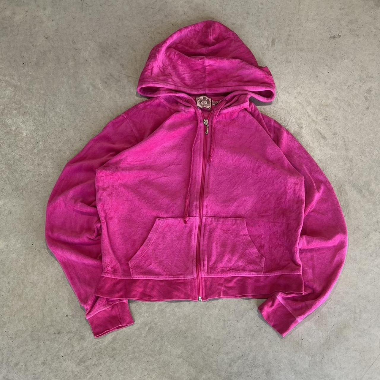 2000s Juicy Couture Velour Hoodie Zip Up