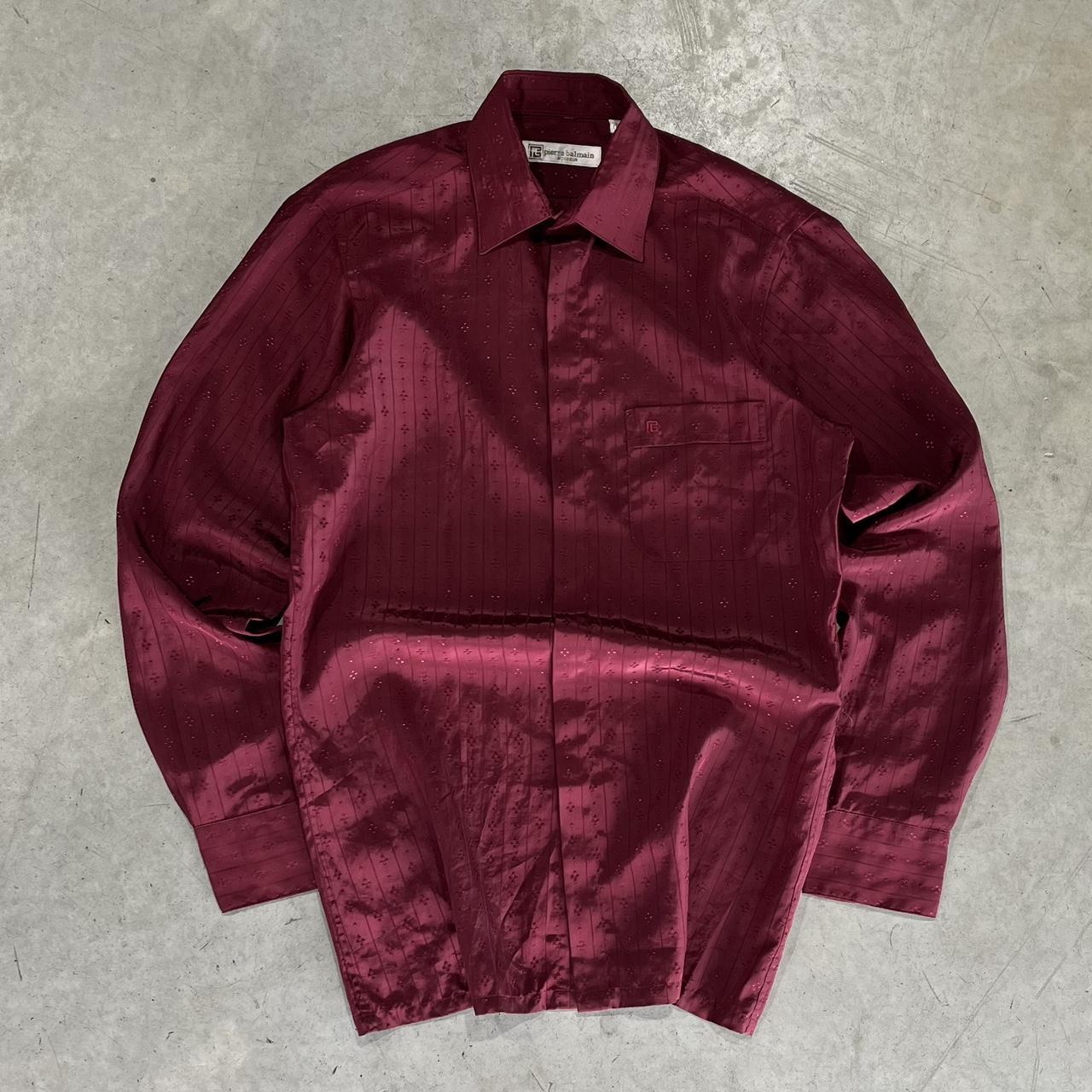 Pierre Balmain Satin Button Up