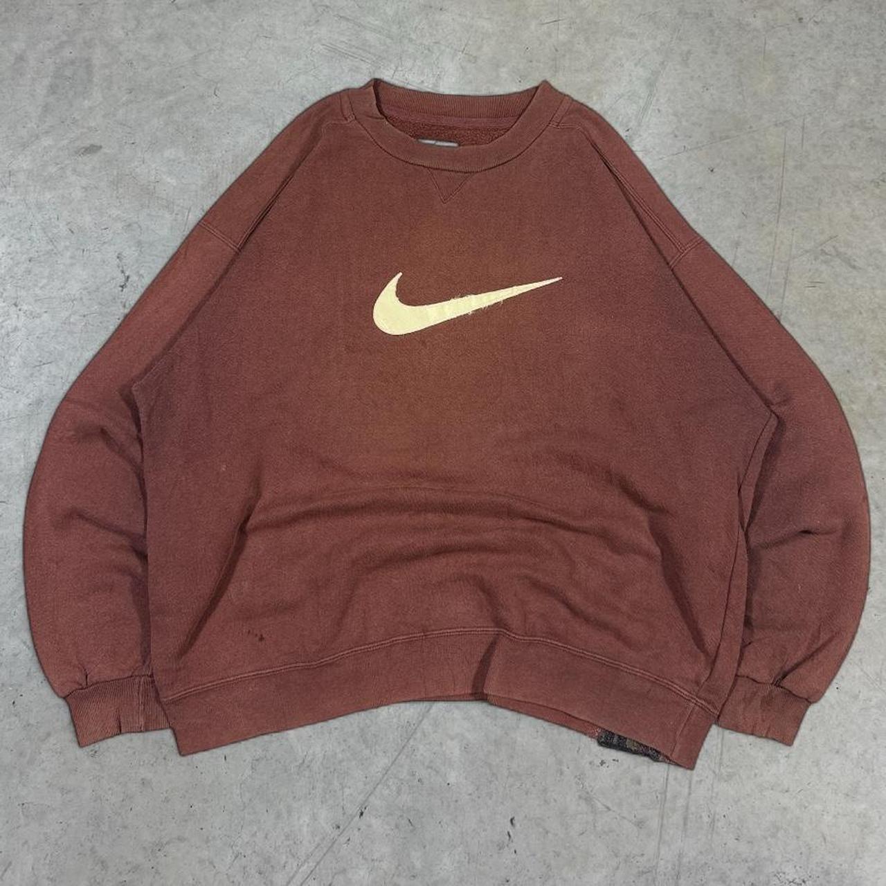 2000s Nike Oversized Crewneck Sweater