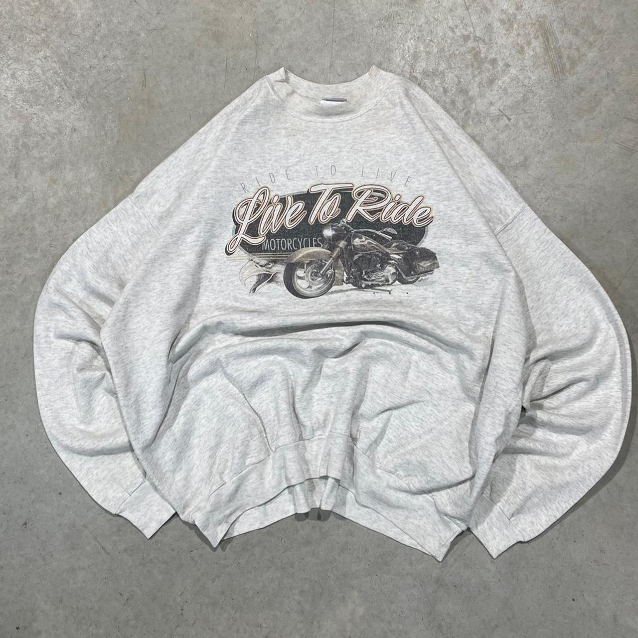 2000s Live to Ride Graphic Sweatshirt