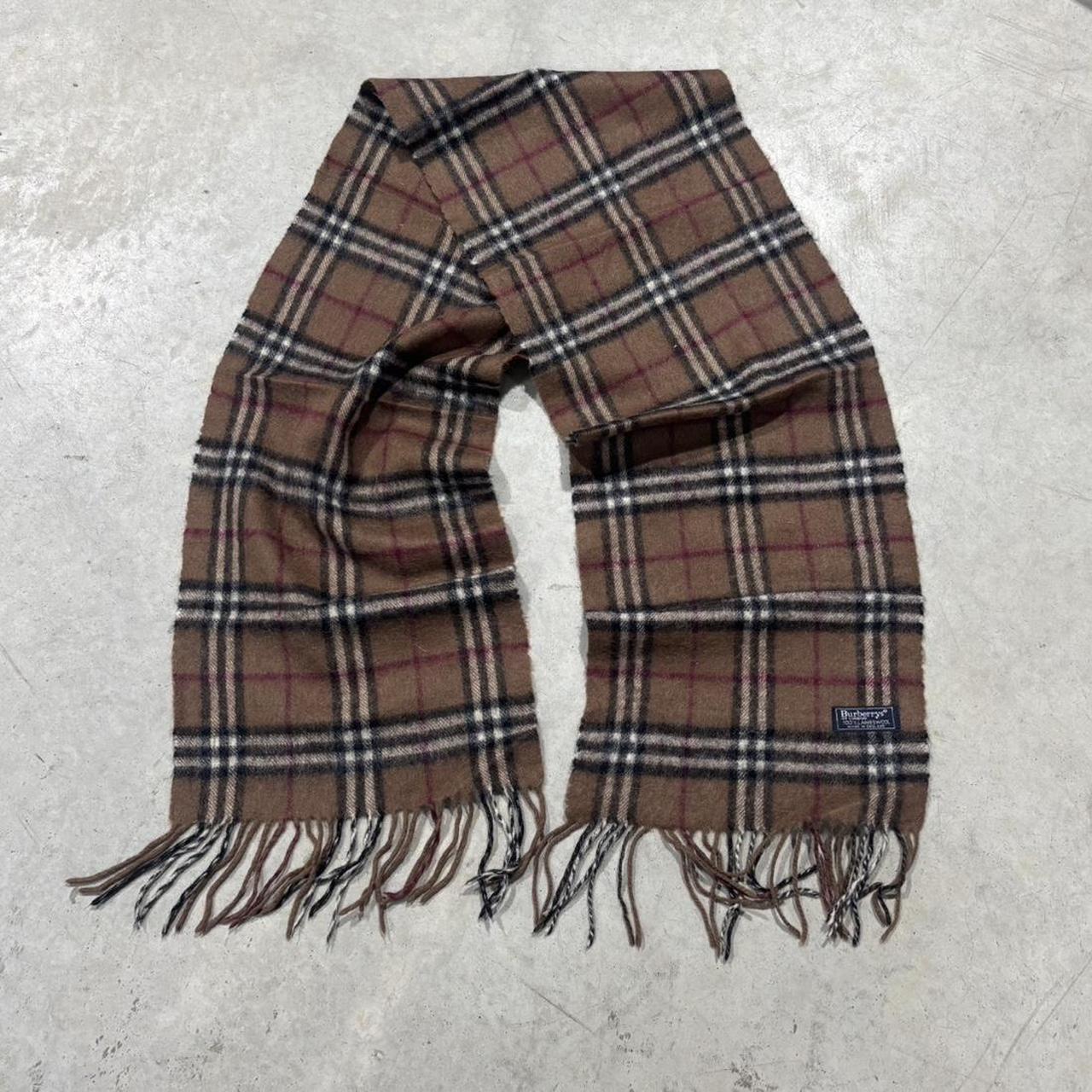 90s Burberrys Plaid Scarf