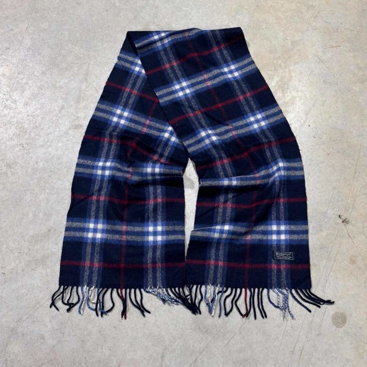 90s Burberrys Plaid Scarf