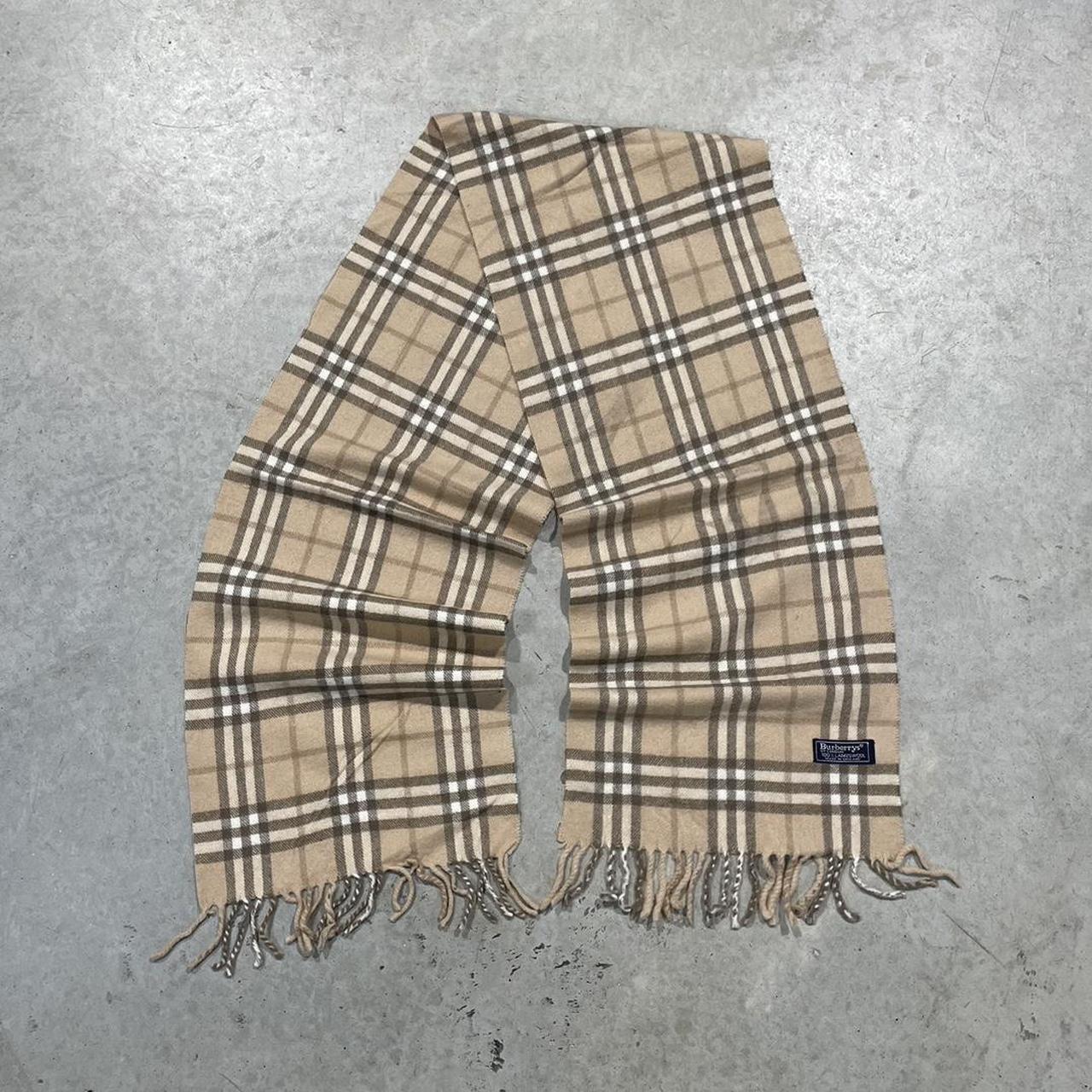 90s Burberrys Check Scarf