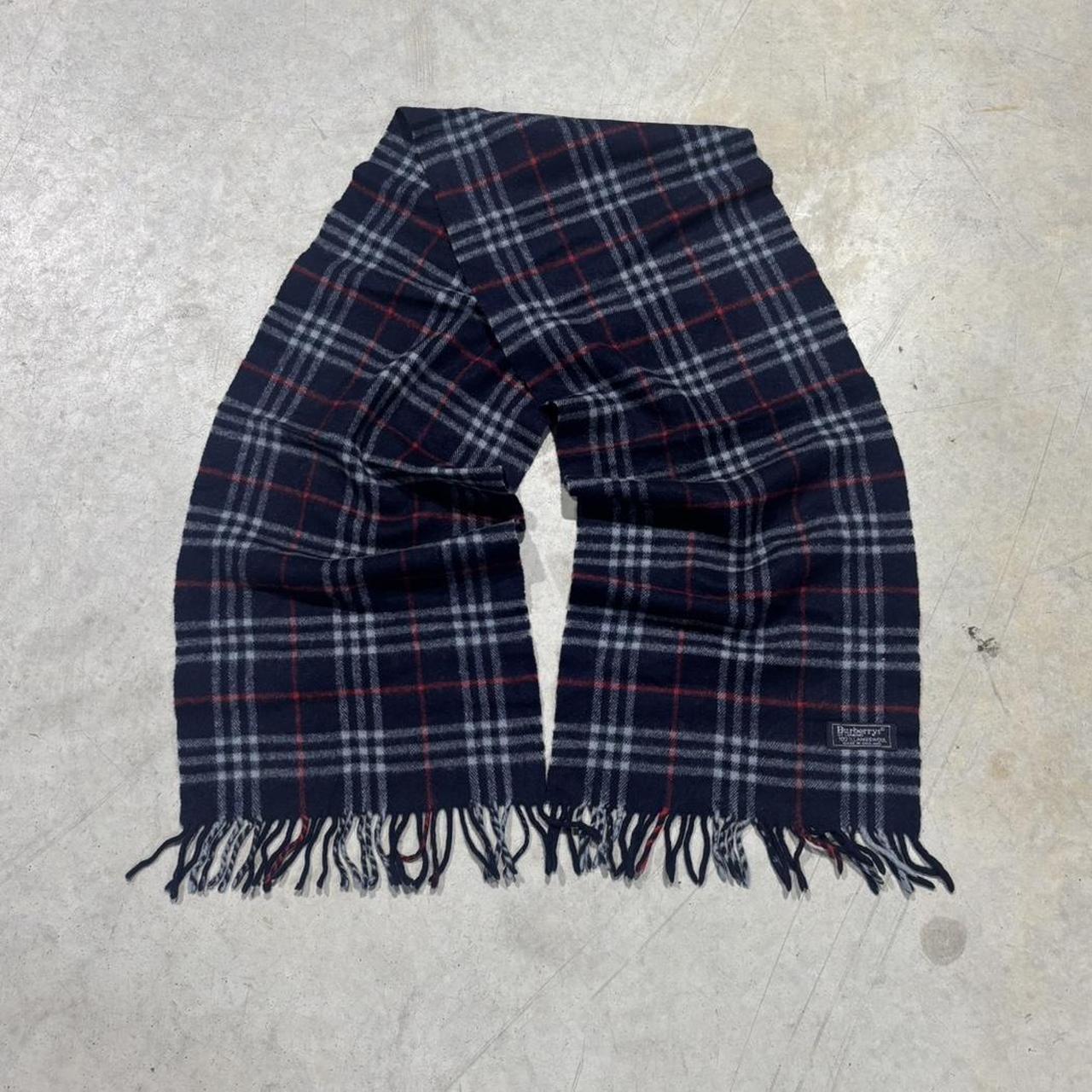 90s Burberrys Woolen Vintage Scarf