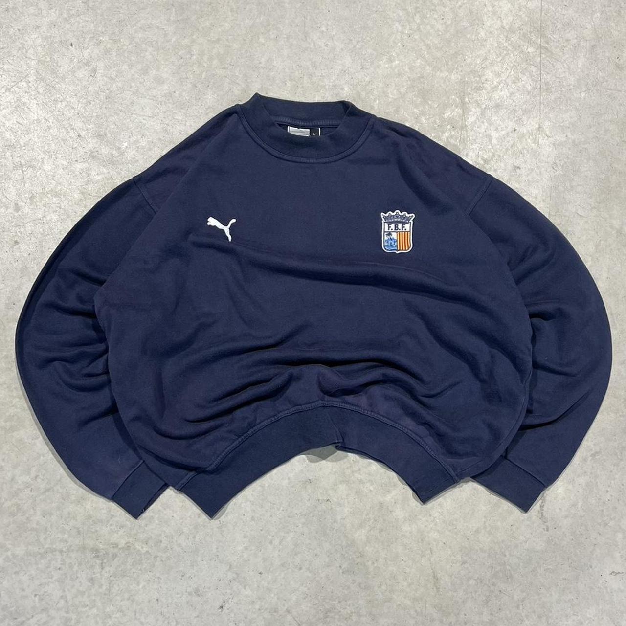 2000s Puma Oversized Crewneck Sweater