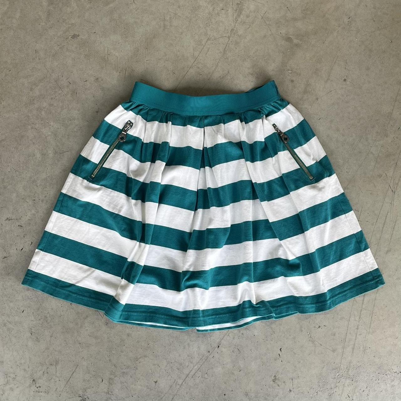 90s Burberry Striped Skirt