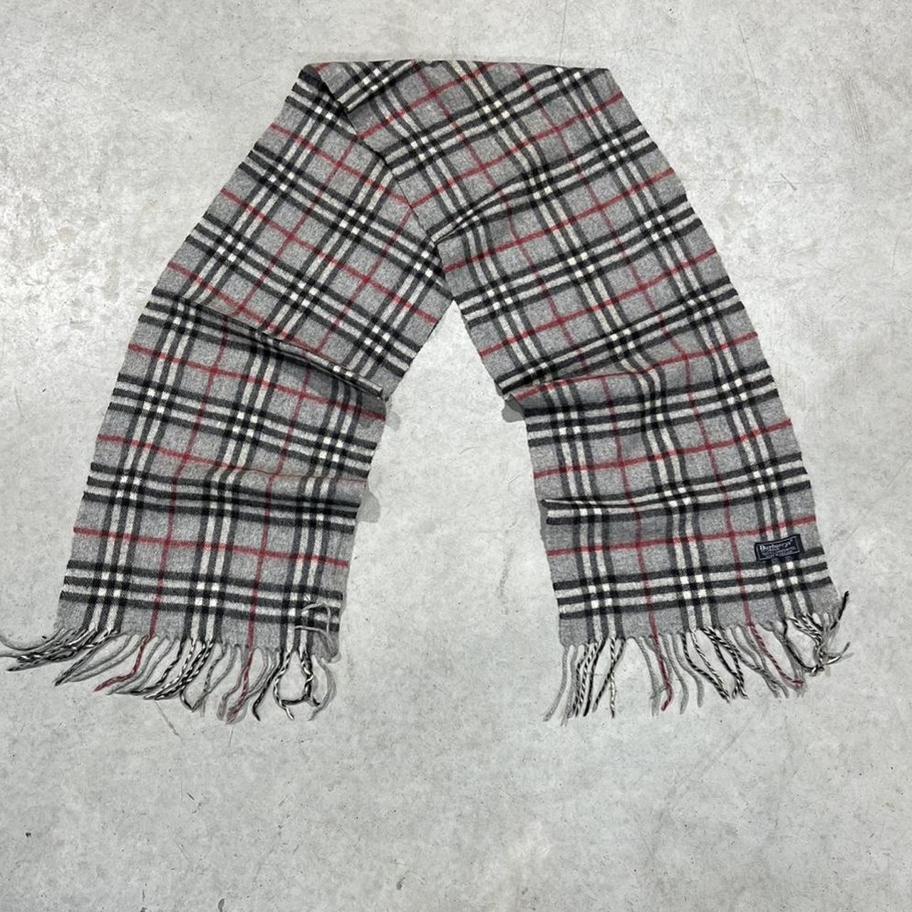 90s Burberrys Plaid Scarf