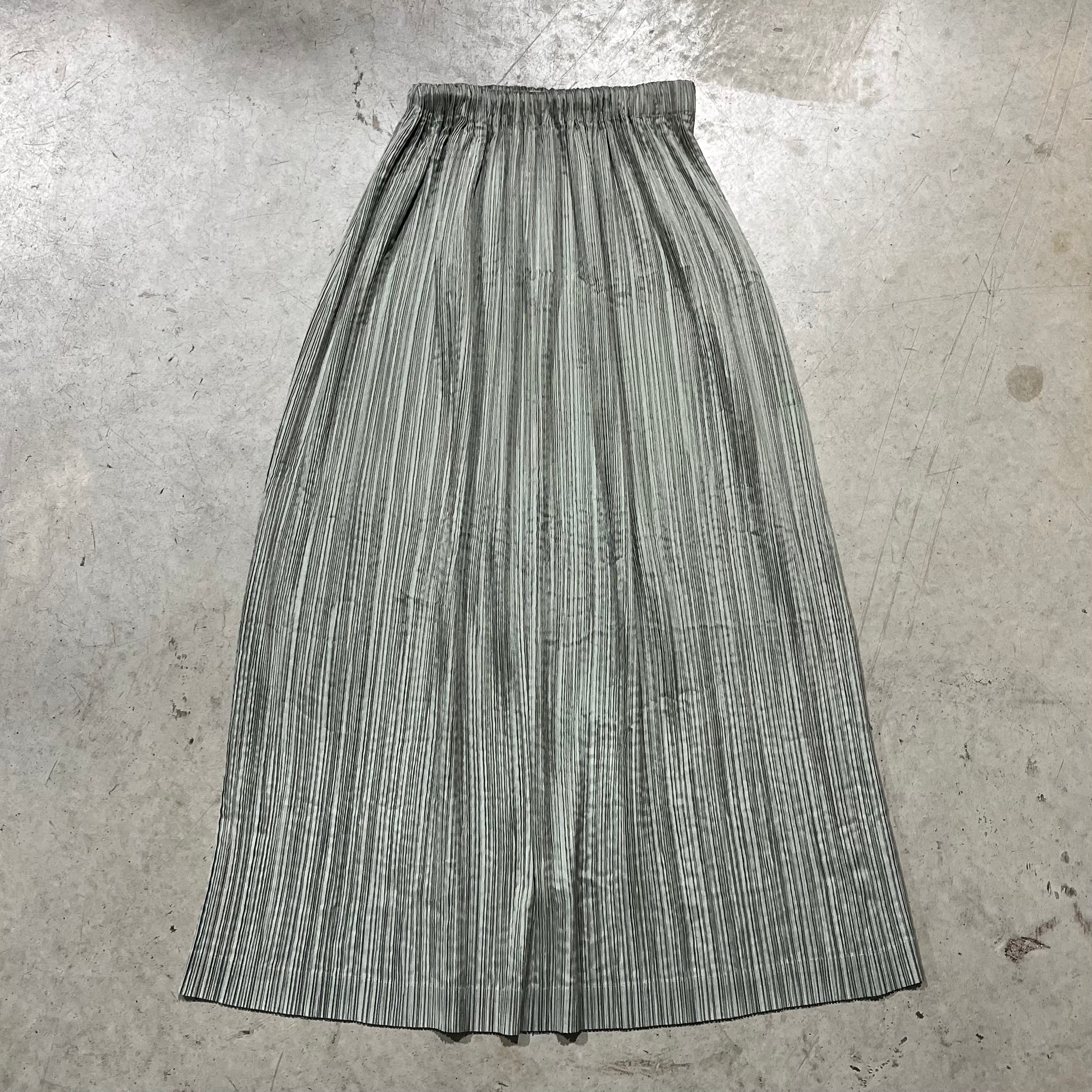 Issey Miyake Pleated Midi Skirt