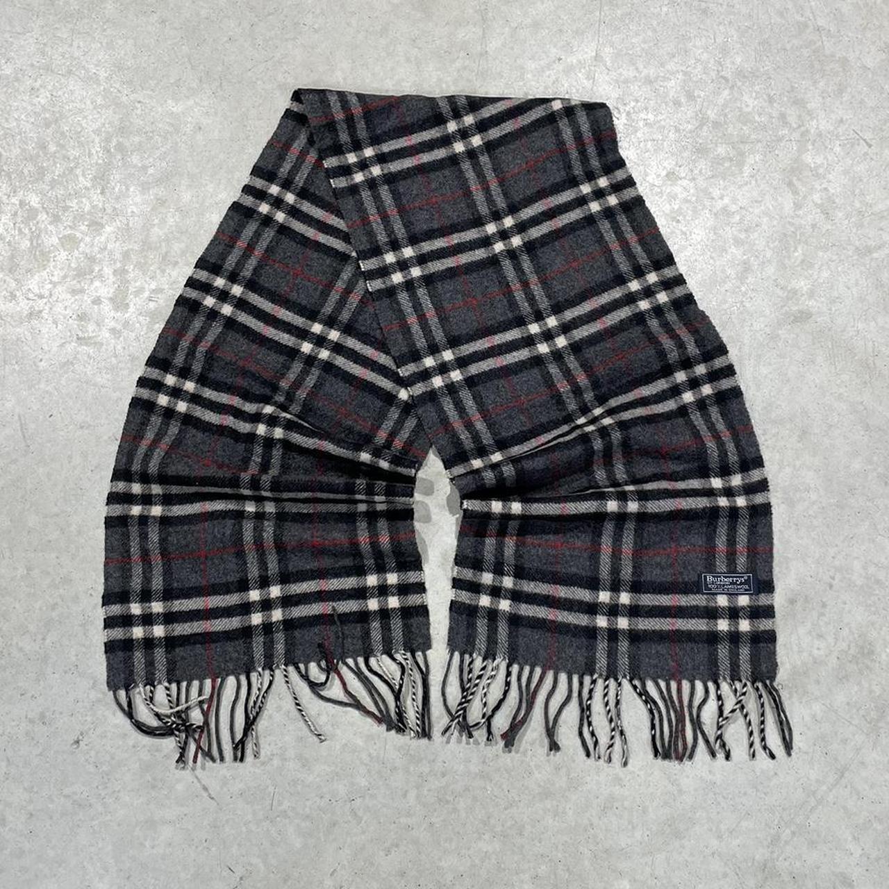 90s Burberrys Plaid Scarf