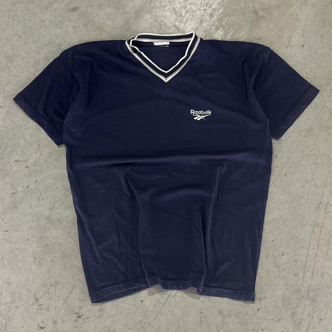 90s Reebok V Neck T-Shirt