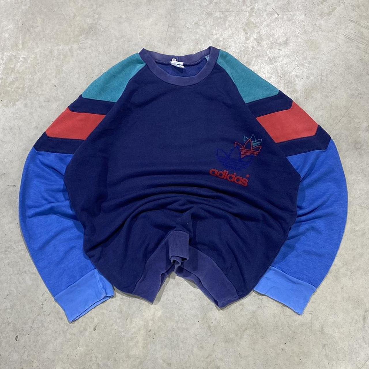 90s Adidas Boxy Crewneck Jumper