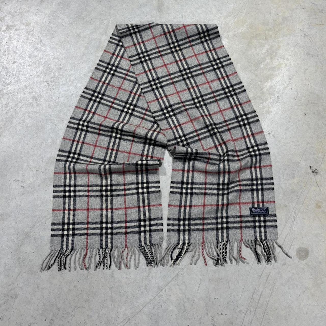 90s Burberrys Plaid Scarf