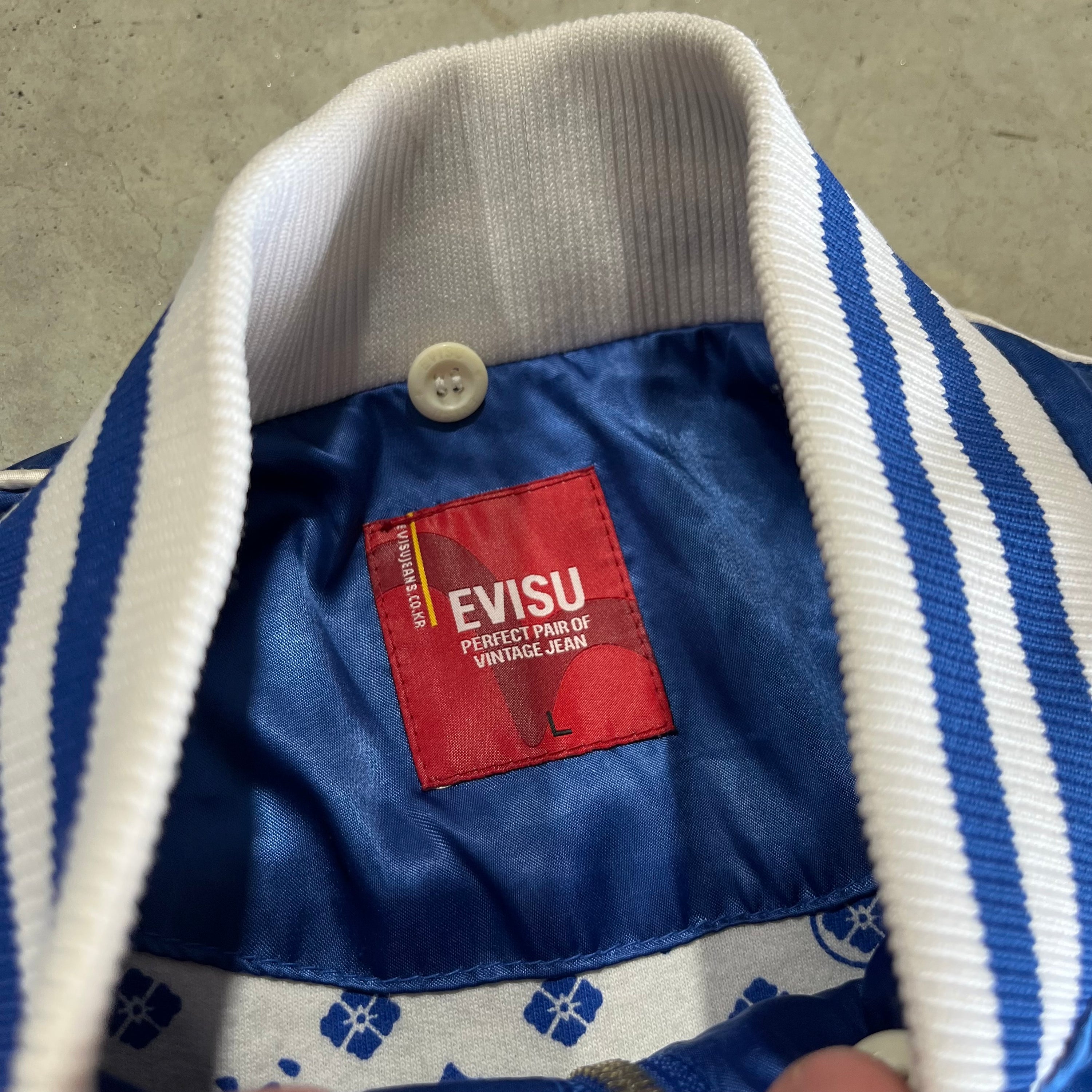 Evisu Embroidered Zip Up Jacket