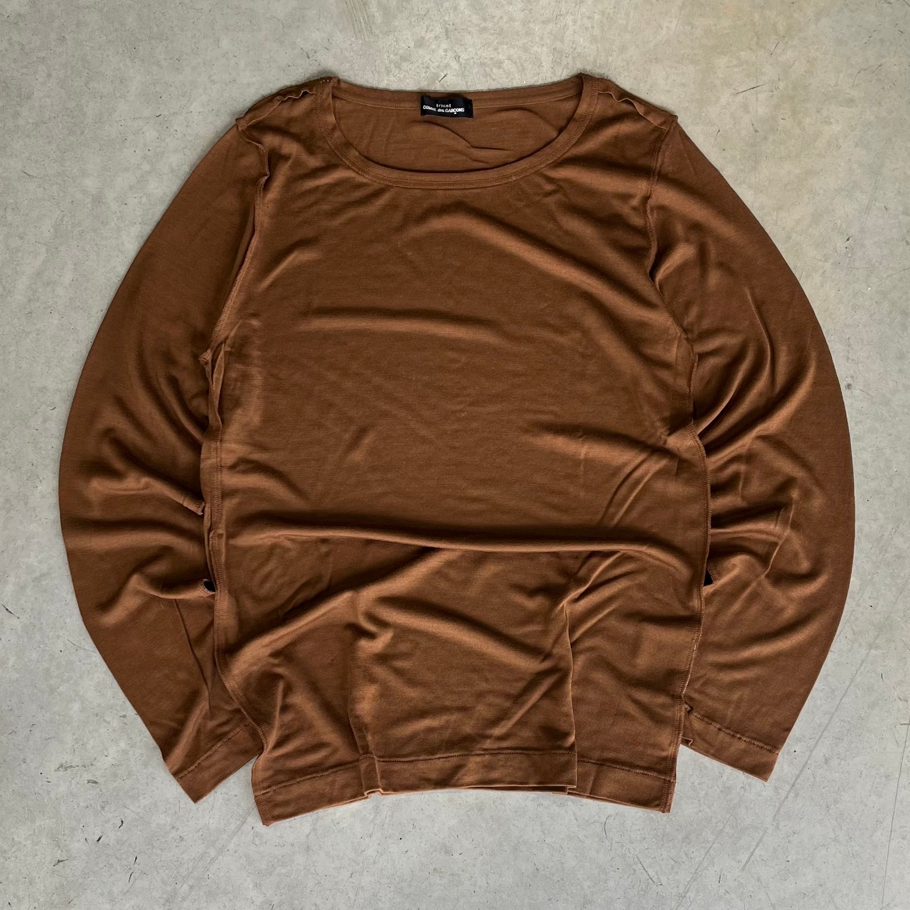 CDG Tricot Knit Long Sleeve