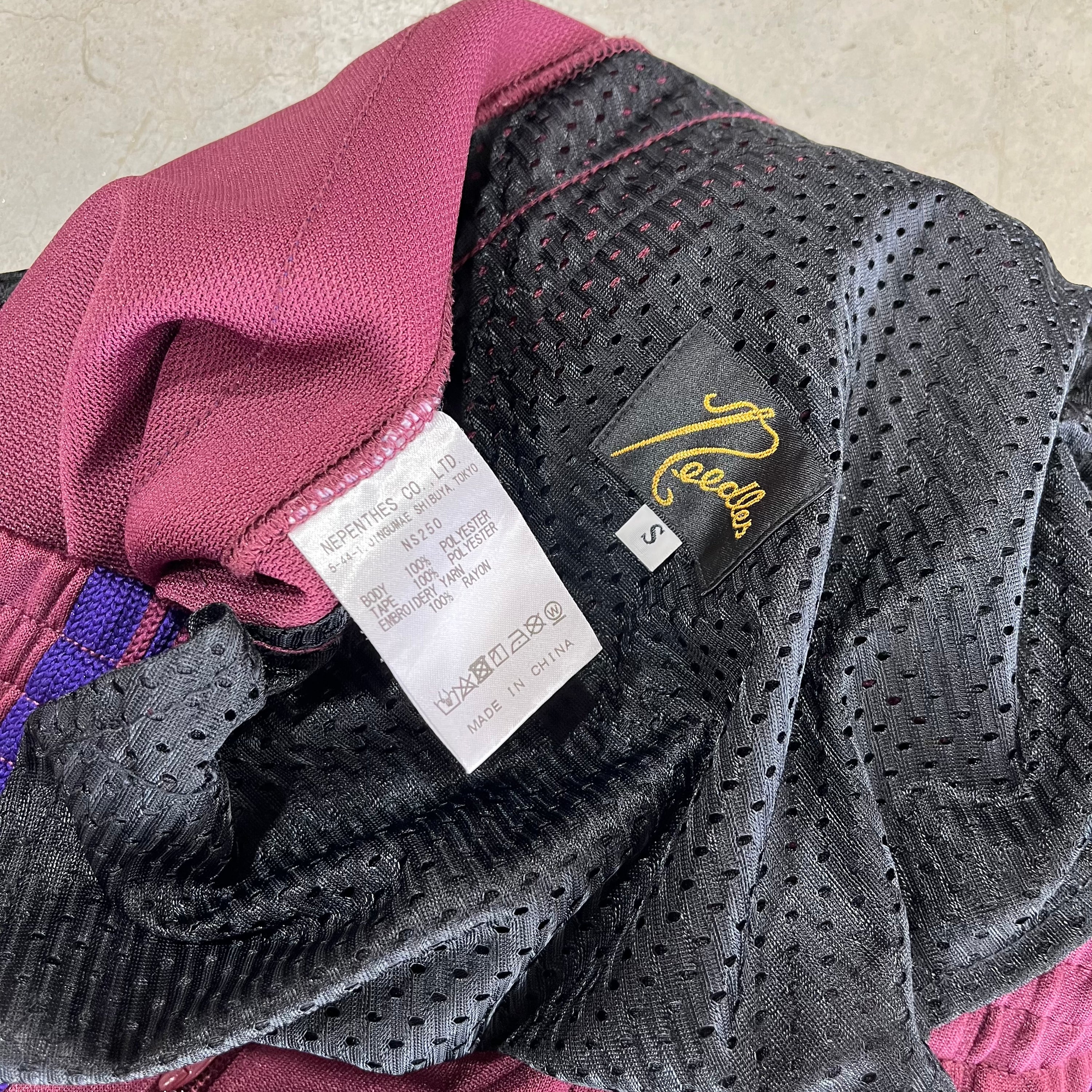 Needles HD Trackpants - Maroon/Purple