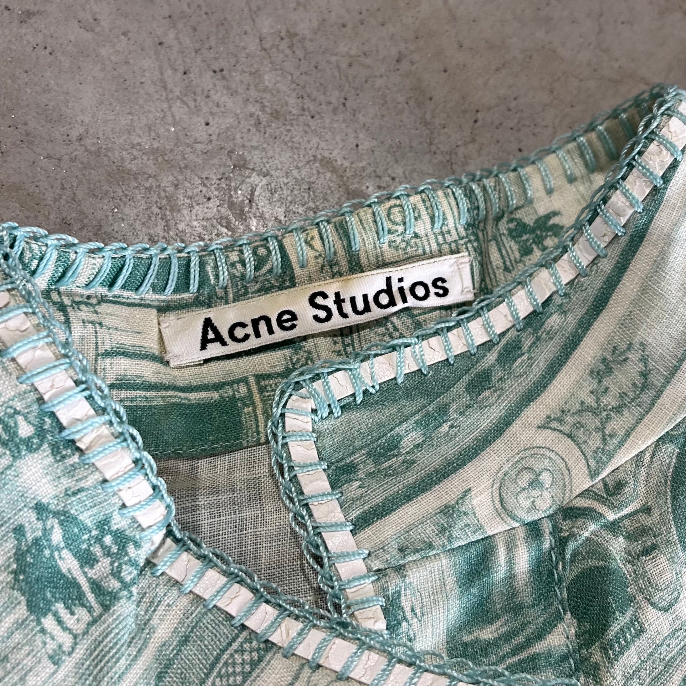 Acne Studios Assymetrical Linen Top