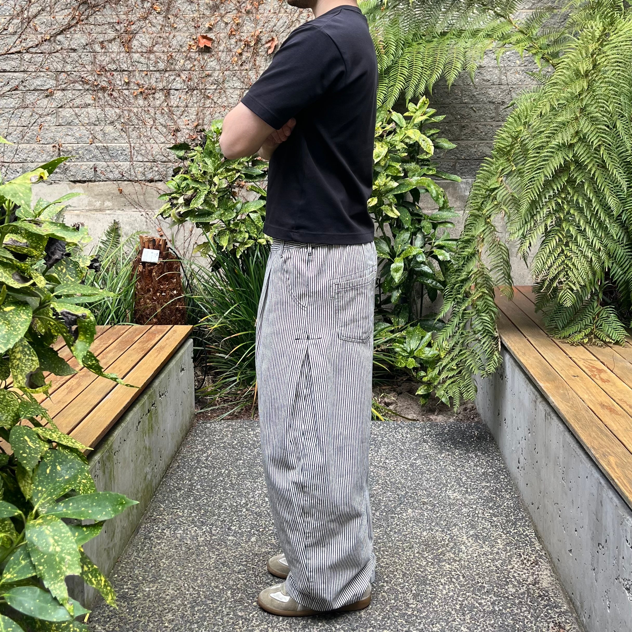 Avirex Pinstripe Ballon Trousers