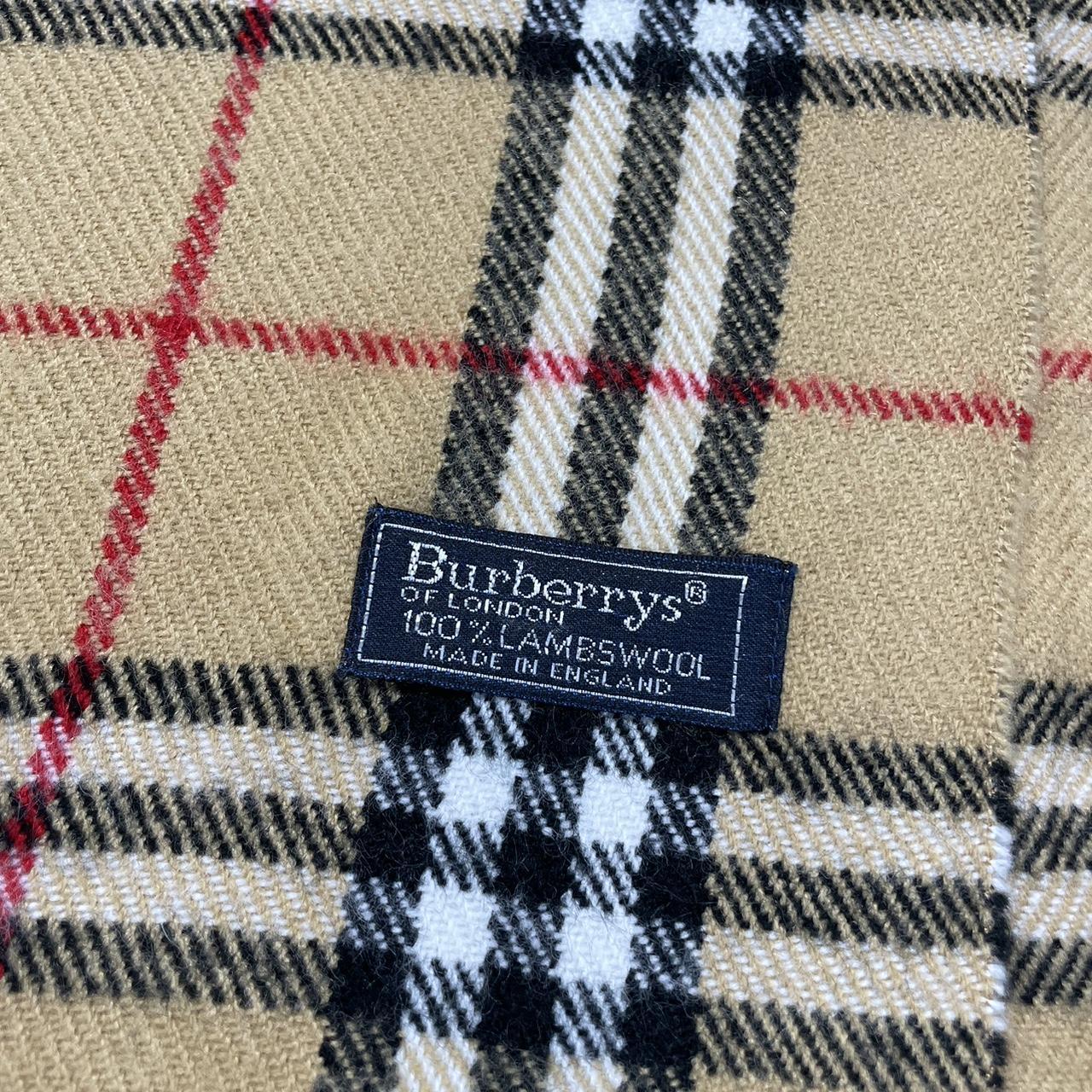 90s Burberrys Check Scarf