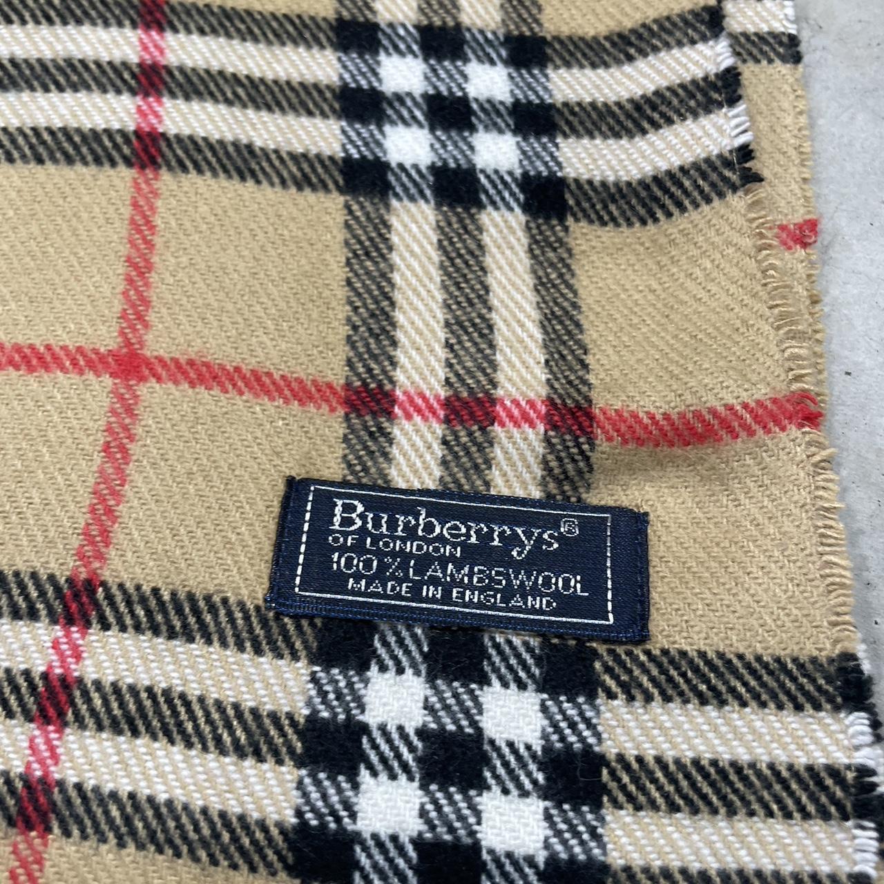 90s Burberrys Check Scarf