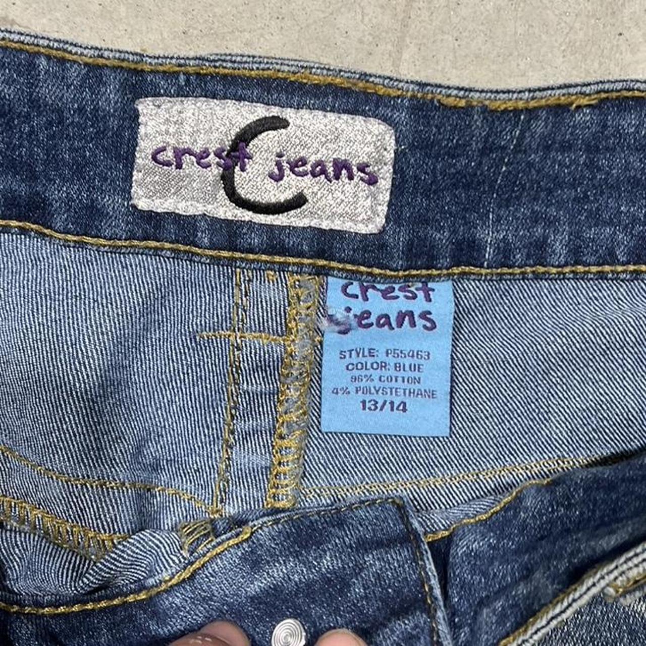2000s Crest Embroidered Jeans
