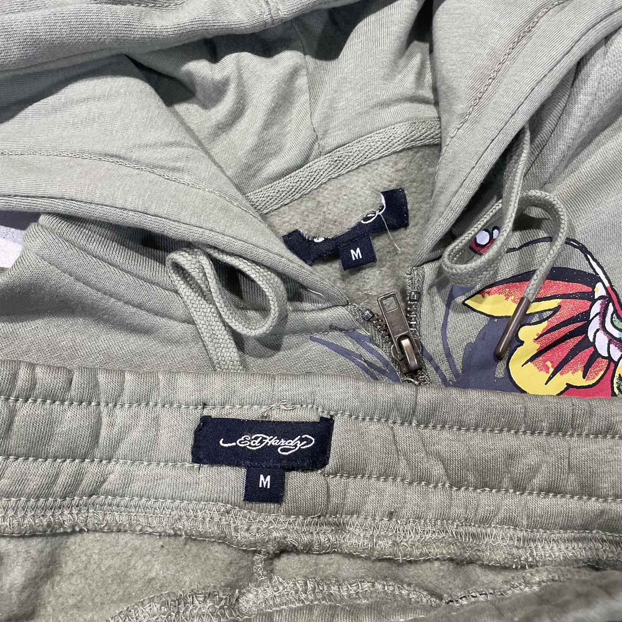 2000s Ed Hardy Graphic Hoodie Crop