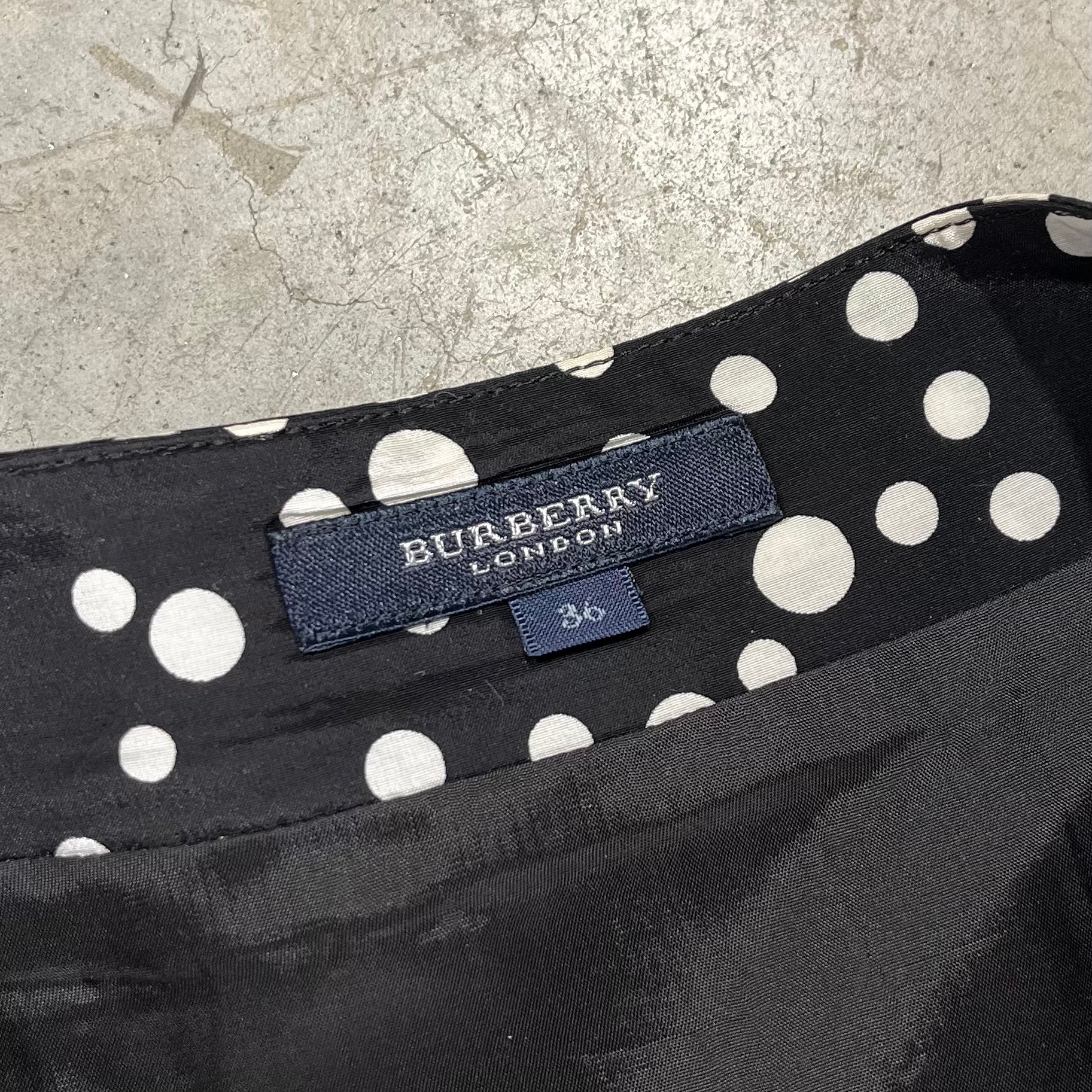 Burberry Polka Dot Midi Skirt