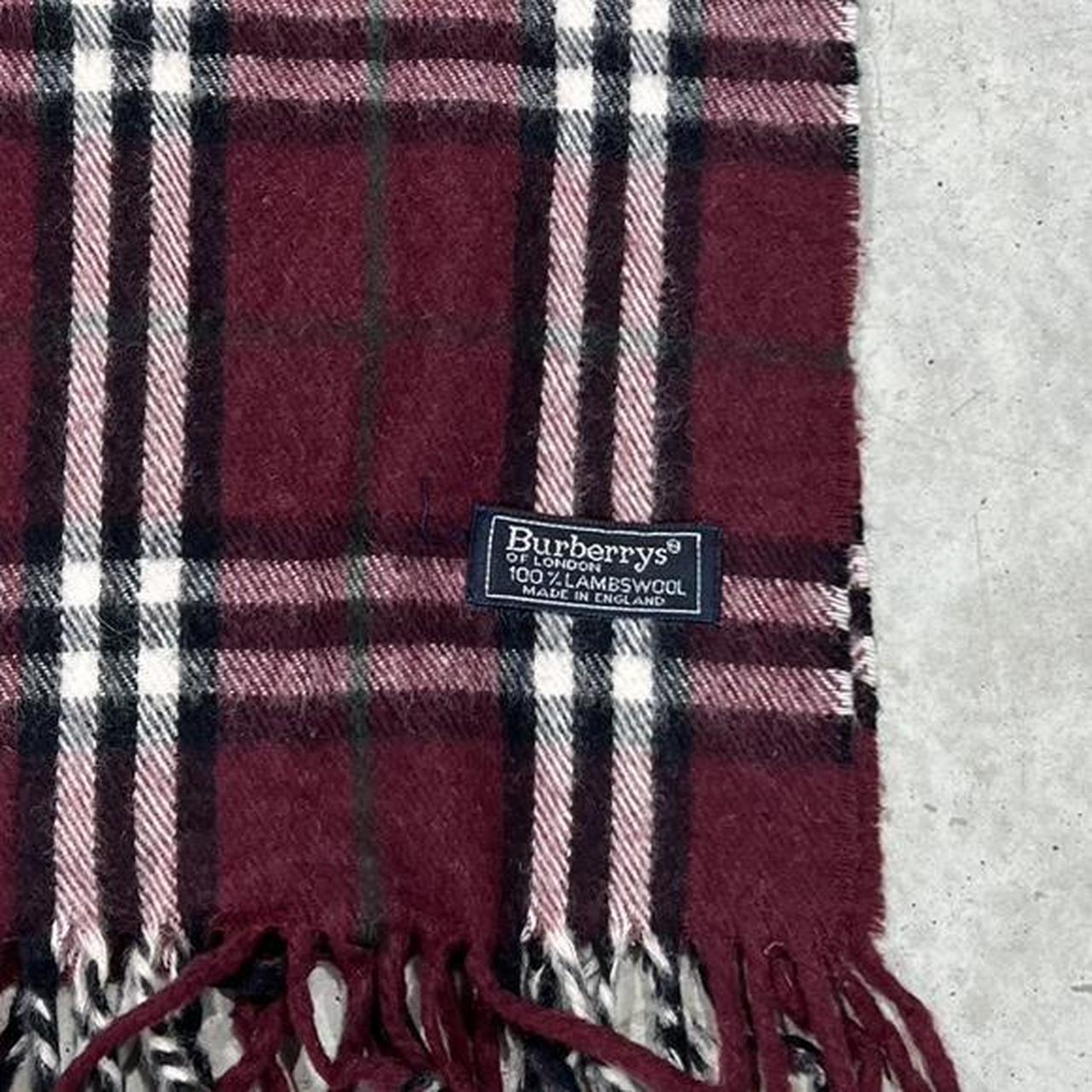 90s Burberrys Plaid Scarf