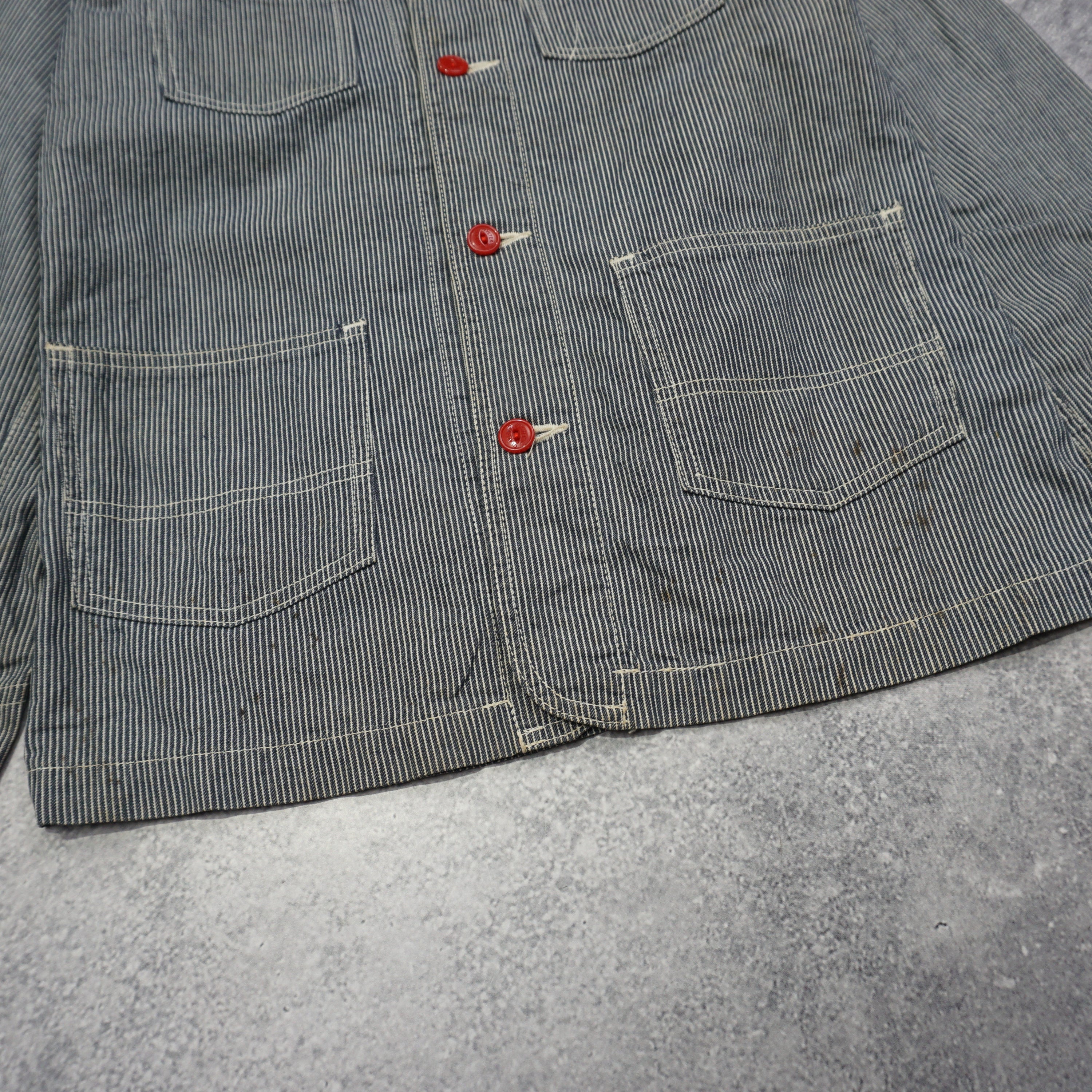 2000s Hysteric Glamour Striped Work Jacket