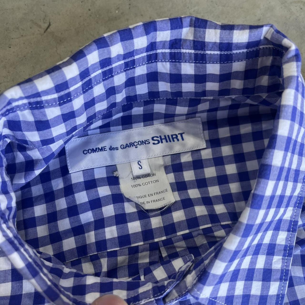 Comme Des Garcons Shirt Checkered Button Up