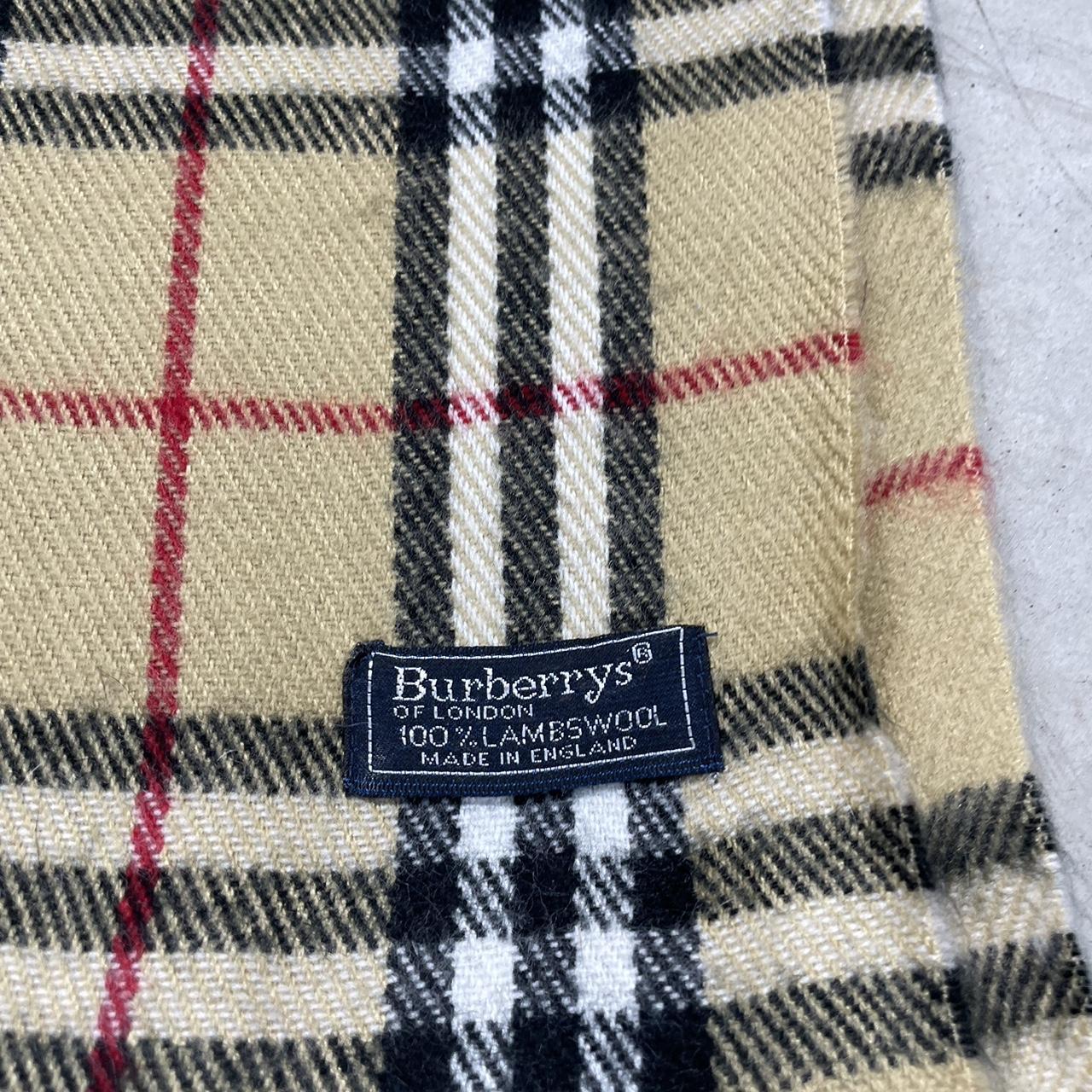90s Burberrys Check Scarf