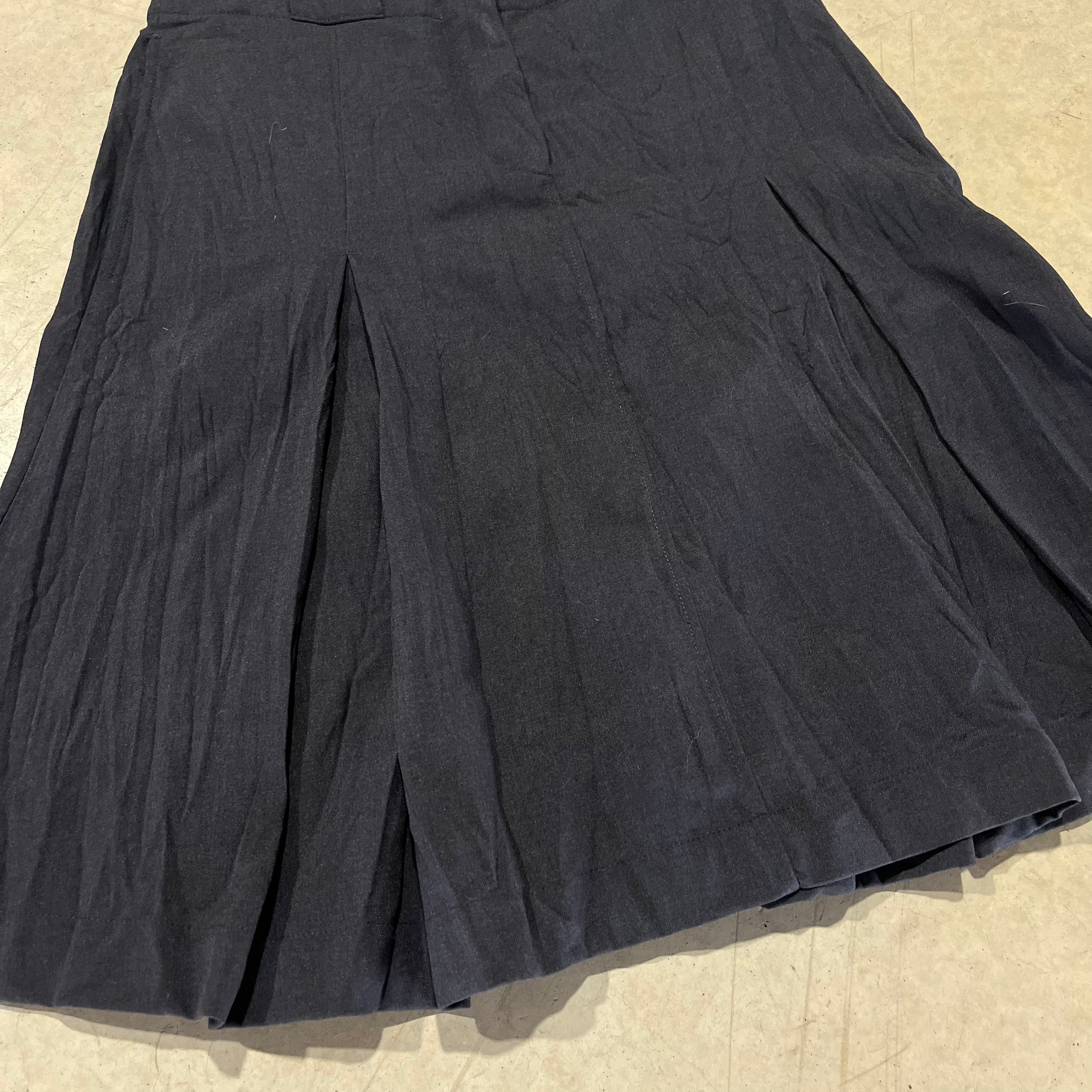 Acne Studios Wrinkled Pleated Midi Skirt