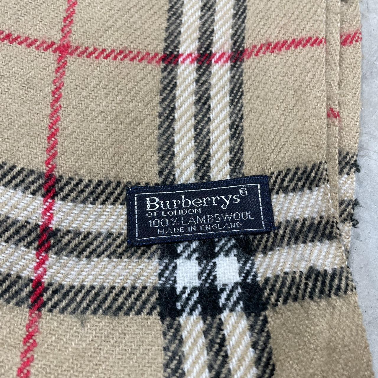 90s Burberrys Check Scarf
